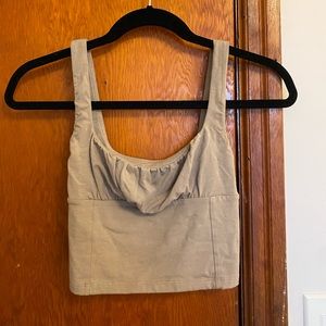 Wilfred free (Aritzia) brown top, size XXS.